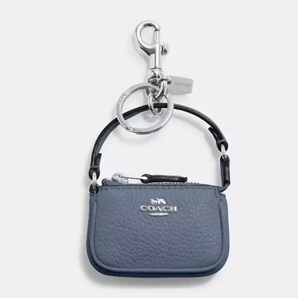 NWT 💙 Coach Mini Nolita Keychain / Bag Charm - Picture 1 of 11
